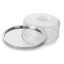 Prato para Bolo 27,5cm Pop Inox Forma Inox