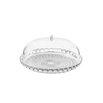 Prato para bolo com cúpula em plástico SMMA Guzzini Tiffany 36cm