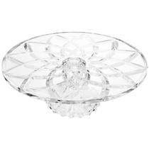 Prato para bolo com pé de vidro Deli Diamond Lyor 30x9,5