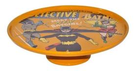 Prato Para Bolo Com Pé Em Porcelana Dc Batgirl 26309 Btc