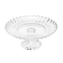 Prato Para Bolo Doces Boleira De Cristal C/ Pé Geneva Wolff