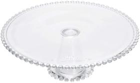 Prato para Bolo em Cristal com Pé Pearl Wolff - 31x11 cm Prato para Bolo em Cristal com Pé Pearl Wolff - 31x11 cm