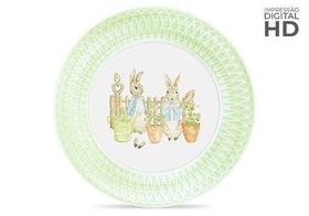 Prato para bolo lapin verde 1un