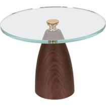 Prato Para Doces E Bolos Vidro Transp Com Base Em Metal Prato Para Doces E Bolos Vidro Transp Com Base Em Metal