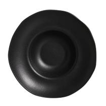 Prato Para Massas Em Cerâmica Preto Matte 28cm Porto Brasil