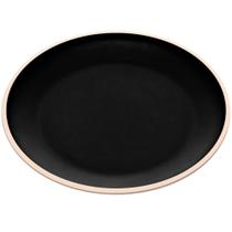 Prato Para Pão Sobremesa Melamina 15cm Class Wolff Preto Servir Bolo Biscoitos Avulso