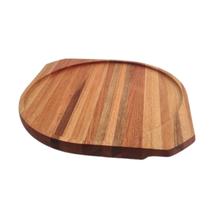 Prato para Pizza 38X47cm com rebaixe e pegador 35cm