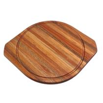 Prato para pizza 38x47x2,5 Cm. Com pegadores/Canaleta - Eucal. com Selador