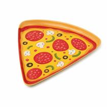 Prato Para Pizza Fatia Triangular 22cm Melamina Prato Para Pizza Fatia Triangular 22cm Melamina