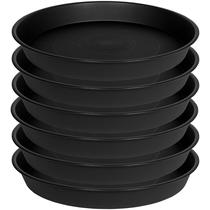 Prato para Plantas Bleuhome 12 Polegadas Plástico Resistente Pacote com 6 Prato para Plantas Bleuhome 12 Polegadas Plástico Resistente Pacote com 6