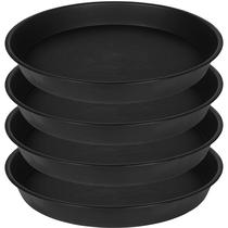 Prato para Plantas Bleuhome 40 cm Plástico Resistente Kit com 4 Unidades Prato para Plantas Bleuhome 40 cm Plástico Resistente Kit com 4 Unidades