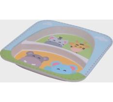 Prato para Refeição Infantil Mimo MP20197 Bambu Colorido Prato para Refeição Infantil Mimo MP20197 Bambu Colorido