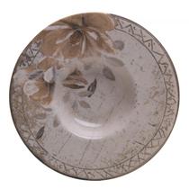 Prato para Risoto Magnólia 28cm Bege Cerâmica Wolff Prato para Risoto Magnólia 28cm Bege Cerâmica Wolff