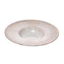 Prato para risoto marea 28cm off white ceramica