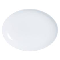 Prato para Servir Vidro Temp Oval Luminarc Diwali Branco