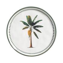 Prato para Sobremesa Bio Bananê 21cm Porto Brasil Decorado Mesa Posta Avulso