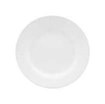 Prato para Sobremesa Canelé Branco em Cerâmica 18cm - Biona Prato para Sobremesa Canelé Branco em Cerâmica 18cm - Biona