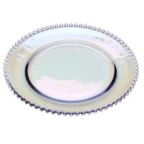 Prato Para Sobremesa Cristal Pearl - 20Cm - Rainbow