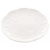 Prato Para Sobremesa De Porcelana New Bone Butterfly Flower Lyor