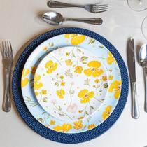 Prato para Sobremesa Doce Encanto 21,5cm Amarelo Cerâmica Prato para Sobremesa Doce Encanto 21,5cm Amarelo Cerâmica