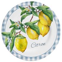 Prato para sobremesa em cerâmica Amalfitana Alleanza 21 cm