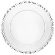 Prato para sobremesa em cristal Pearl Wolff 20 cm