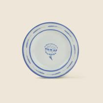Prato para Sobremesa Fiore Cerâmica Azul - ACASA Prato para Sobremesa Fiore Cerâmica Azul - ACASA