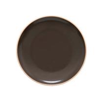 Prato para Sobremesa Harmonie Mocca em Cerâmica 20cm - Copa&Cia Prato para Sobremesa Harmonie Mocca em Cerâmica 20cm - Copa&Cia