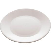 Prato para Sobremesa Porcelana Clean 20,5cm Lyor Mesa Posta Pratinho de Lanche