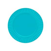 Prato para Sobremesa Redondo Azul de Melamina 20cm Havana Blue - ZEIN