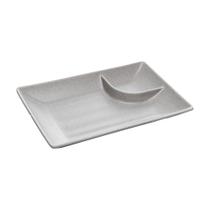 Prato para Sushi Melamina Molheira Granilite 19x12x3cm Lyor Prato para Sushi Melamina Molheira Granilite 19x12x3cm Lyor
