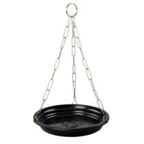 Prato para vaso com corrente preto numero 24