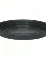 Prato Para Vaso De Planta Redondo Pequeno Plástico Preto c/ 14cm - Kit com 10 Unidades Prato Para Vaso De Planta Redondo Pequeno Plástico Preto c/ 14cm - Kit com 10 Unidades