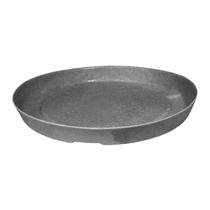 Prato para Vasos de Planta Redondo Slim 24 Preto Ardosia Prato para Vasos de Planta Redondo Slim 24 Preto Ardosia