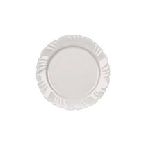 Prato Pétala Sobremesa - Lanche -19cm Branco 01uni