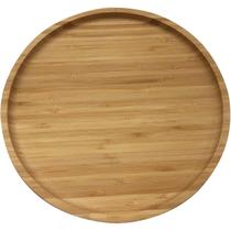 Prato Petisqueira Bandeja Redondo Boho em bambu D26xA1,5cm Full Fit Mesa Posta Prato Petisqueira Bandeja Redondo Boho em bambu D26xA1,5cm Full Fit Mesa Posta