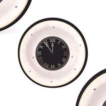 Prato Petisqueira Midnight 18cm - 8un (cromus) Ano Novo