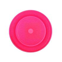 Prato Plástico 18cm Pink c/10 Unidades TrikTrik