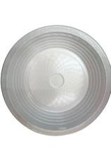 Prato Plastico 21Cm Fundo Branco C/10 Refeição Descartavel