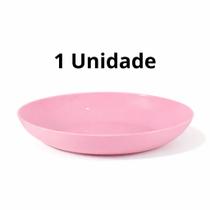 Prato Plástico Candy 18cm PP Para Sobremesa, Lanche e Bolo BPA Free
