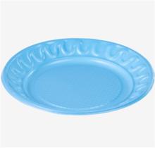 Prato Plástico Descartável Bompack 15cm Azul-festas com 10 unidades Prato Plástico Descartável Bompack 15cm Azul-festas com 10 unidades