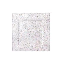 Prato Plástico Descartavel Glitter Colorido C/6un 29003586 Prato Plástico Descartavel Glitter Colorido C/6un 29003586