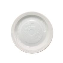 Prato Plástico Descartável Raso Copoplast 12cm Branco 100 Unidades 10x10 PS Resistente