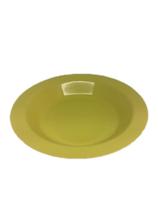 Prato Plástico Merenda Escolar Amarelo 21 cm - 50 Pçs