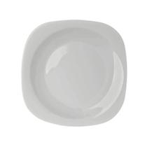 Prato Plaza Rasos - 27cm Vidro Branco 01uni