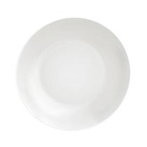 Prato Porcelana Branco Fundo Refeição Sopa Tramontina 21cm Leonora