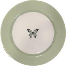 Prato Porcelana Sobremesa Butterfly