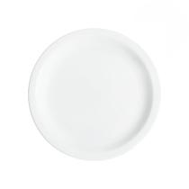 Prato porcelana sobremesa iguaçu branco germer comercial 19 cm
