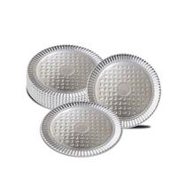 Prato Prata 21cm Com 10 Unidades - SK