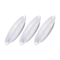 Prato Pratinho Em Plástico Branco T15 10Un Kit 3 - Medem
